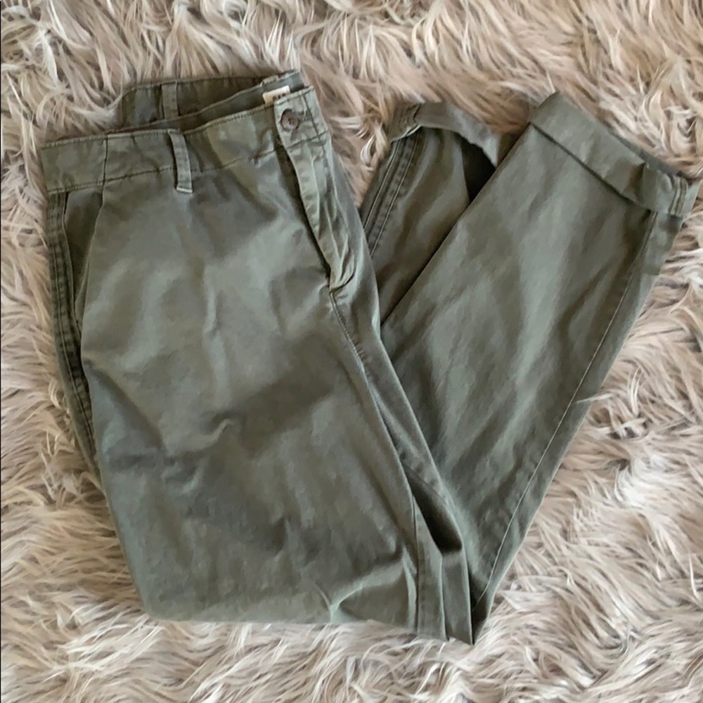 Army green pants